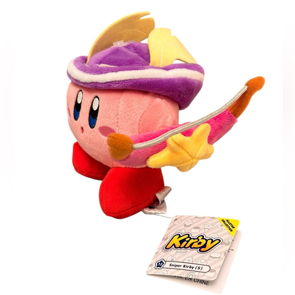 Kirby's Adventure All Star Collection: Sniper Kirby Plush Toy 5” New - Picture 4 of 4